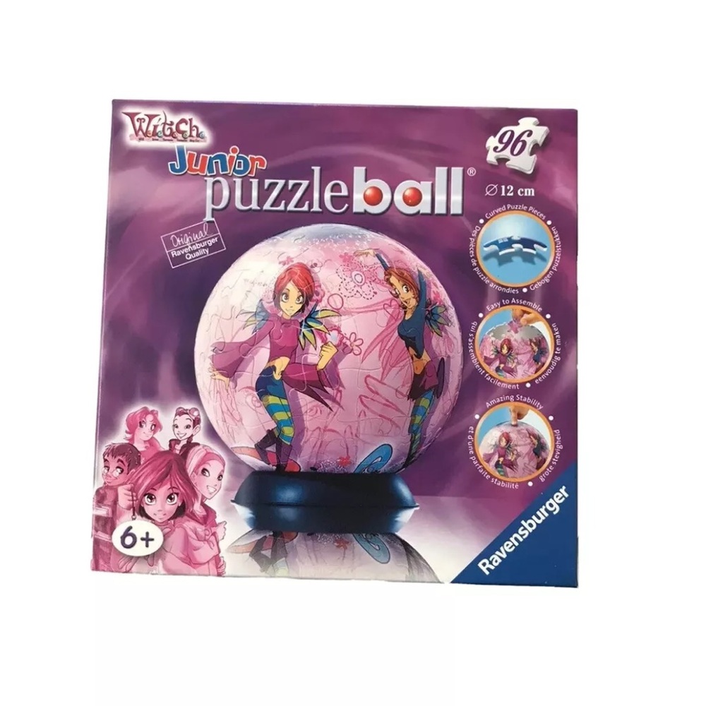 W.I.T.C.H. Ravensburger 3D Sphere Puzzle Ball Will Irma Taranee Cornelia Hay Lin - Picture 5 of 6